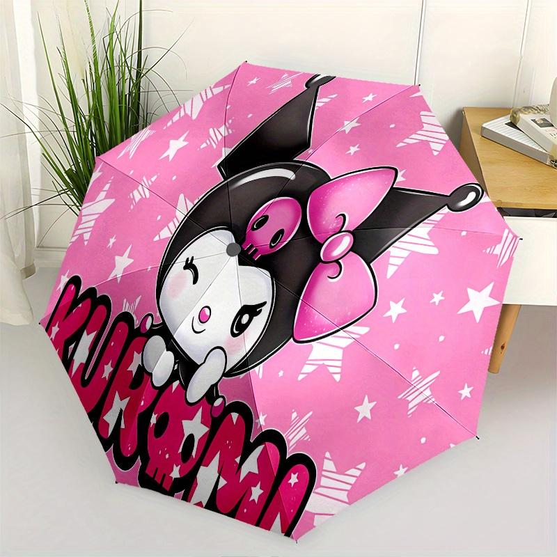 Kurumi,Cute Automatic Folding Umbrella Simple 8 Rib Design, Bright Cartoon Pattern, Durable Iron Frame, Suitable For Travel, Outdoor, Beach
Kurumi,Cute Automatic Folding Umbrella Simple 8 Rib Design, Bright Cartoon Pattern, Durable Iron Frame, Suitable For Travel, Outdoor, Beach