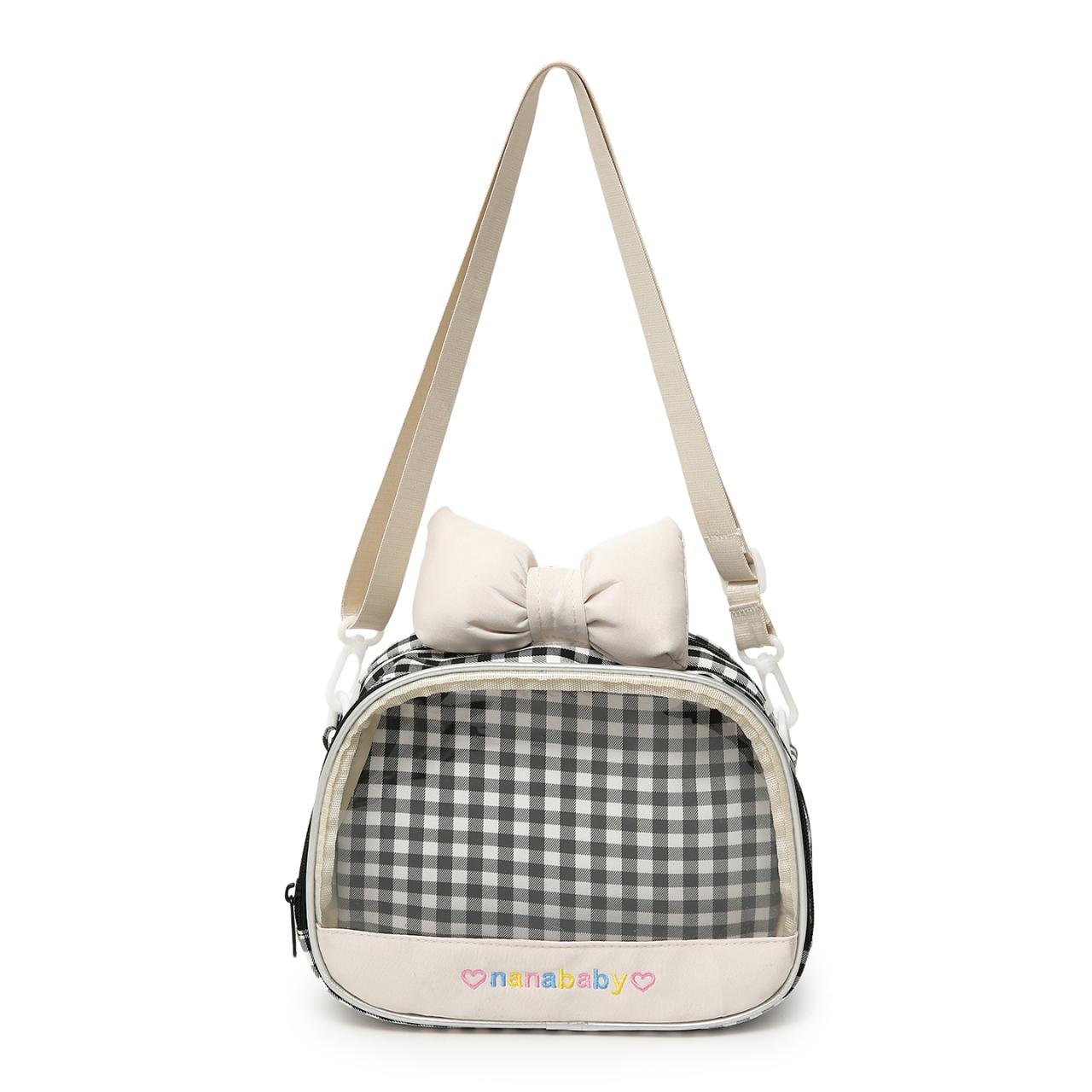 Summer New Personality Kawaii Plaid Crossbody Bag Hot Sale Design Sweet Bags Sense Cute Clear Window Shoulder Purse for Girls чёрный
Summer New Personality Kawaii Plaid Crossbody Bag Hot Sale Design Sweet Bags Sense Cute Clear Window Shoulder Purse for Girls чёрный