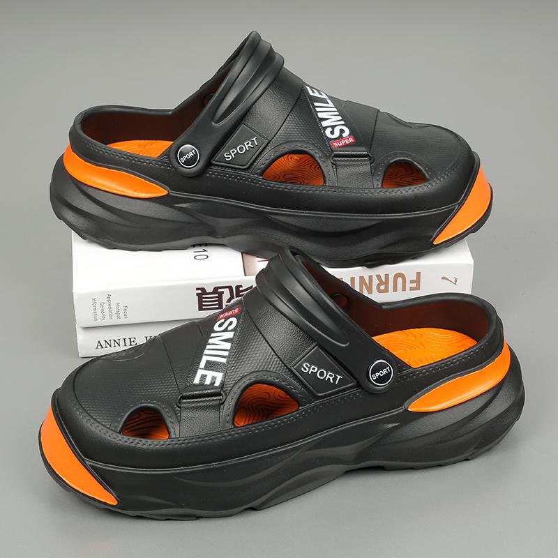 Новинка 2024 года, мужские уличные сандалии, тапочки, пляжные удобные сабо на толстой мягкой подошве, повседневная обувь, садовая обувь, мужские пляжные сандалии 45 46
Новинка 2024 года, мужские уличные сандалии, тапочки, пляжные удобные сабо на толстой мягкой подошве, повседневная обувь, садовая обувь, мужские пляжные сандалии 45 46