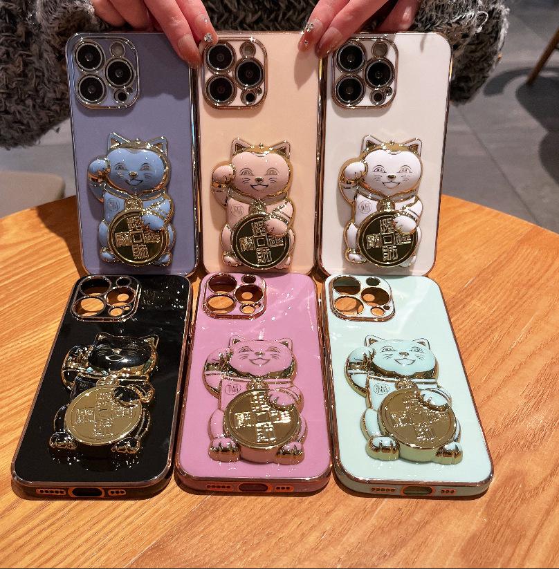 Premium Plated Maneki-neko Stand for iPhone 17 Air & Apple 16 Pro Max Case 16
Premium Plated Maneki-neko Stand for iPhone 17 Air & Apple 16 Pro Max Case 16