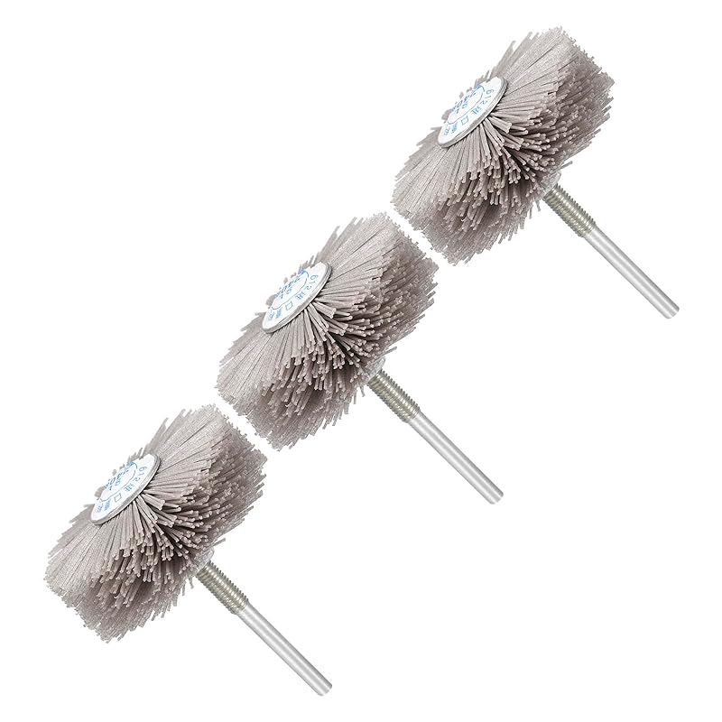 Abrasive Nylon Wheel Brush, 80 Grits 1/4 Shank, Nylon Wheels - (Applications: for Polishing Sanding), 3-Pieces 240 Grits
Abrasive Nylon Wheel Brush, 80 Grits 1/4 Shank, Nylon Wheels - (Applications: for Polishing Sanding), 3-Pieces 240 Grits