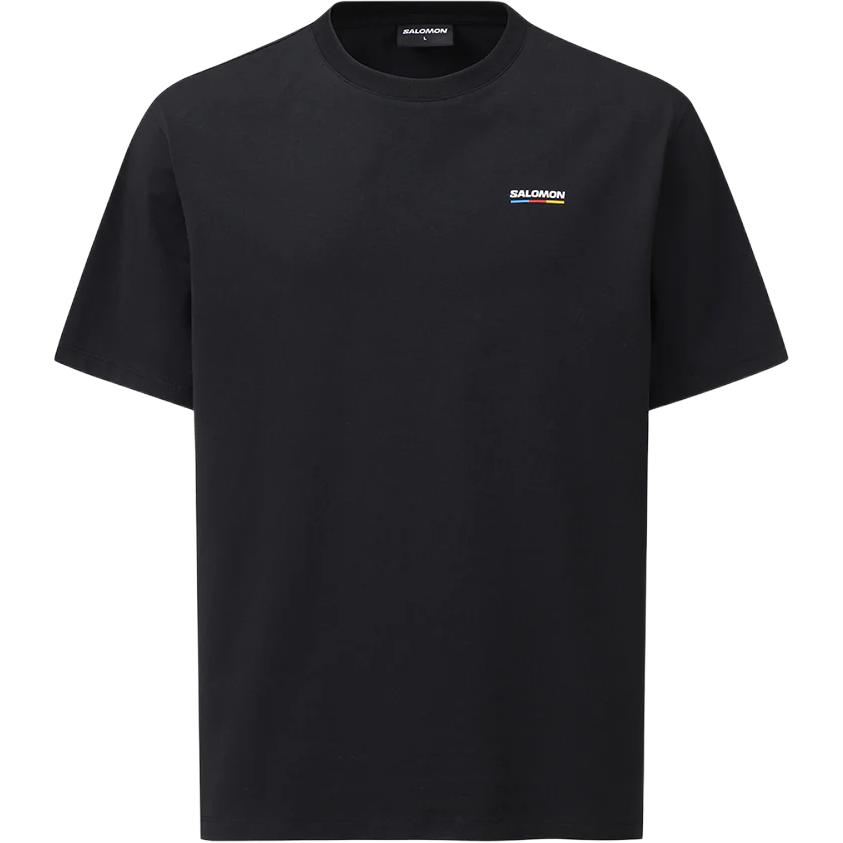 Salomon Solid Color Logo Round Neck Loose Short Sleeve T-Shirt Unisex Tops Black C28149 M
Salomon Solid Color Logo Round Neck Loose Short Sleeve T-Shirt Unisex Tops Black C28149 M