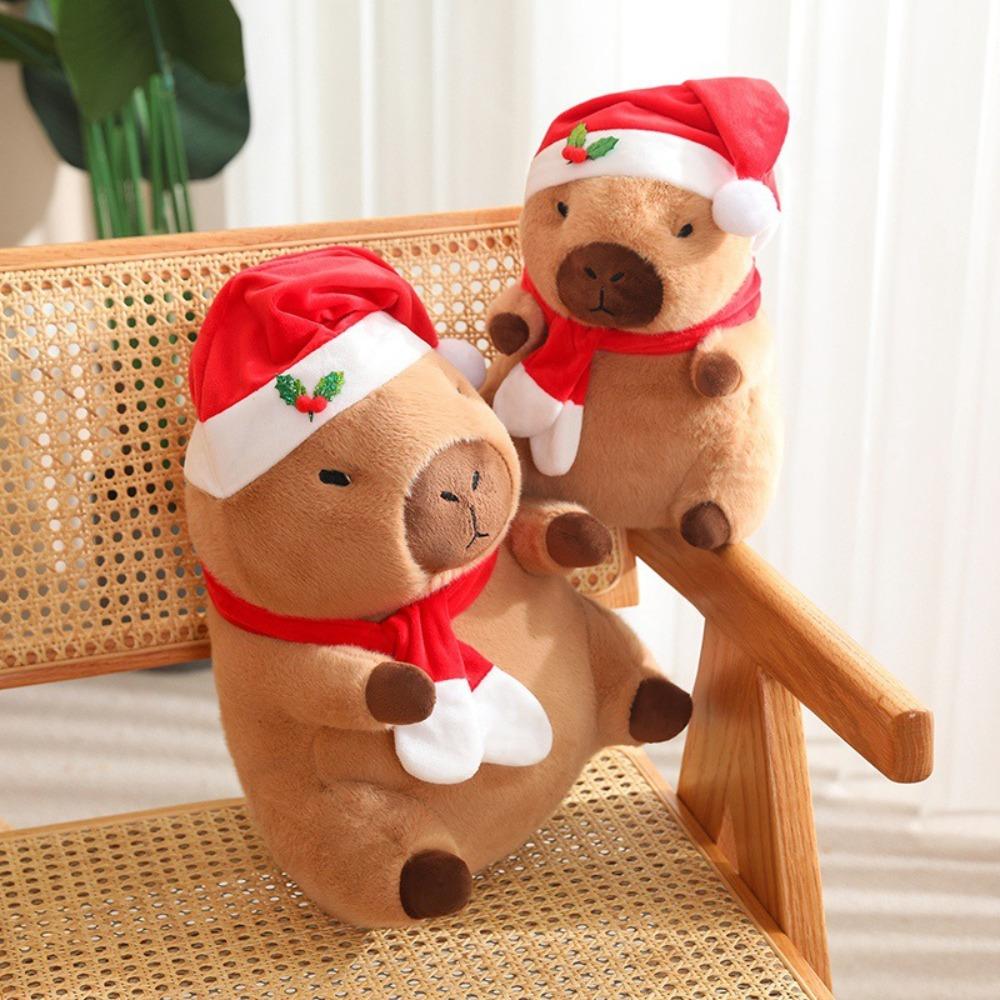 Одеваем рождественскую плюшевую куколку Capybara, мультяшную куколку Capibara Fluffty, рождественскую игрушку 20cm
Одеваем рождественскую плюшевую куколку Capybara, мультяшную куколку Capibara Fluffty, рождественскую игрушку 20cm