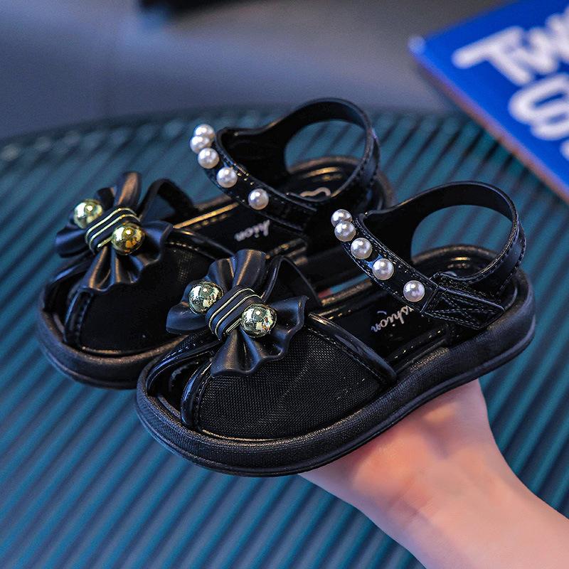 Girls Bowknot Princess Sandals Summer New Children s Beach Shoes Little Girls Closed-Toe Sandals Baby 28/29Inner Length17.5cm чорний
Girls Bowknot Princess Sandals Summer New Children s Beach Shoes Little Girls Closed-Toe Sandals Baby 28/29Inner Length17.5cm чорний