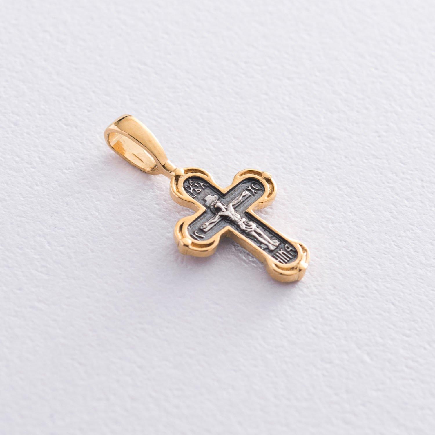 Срібний хрест з розп яттям Спаси та Збережи Oniks срібний
Срібний хрест з розп яттям Спаси та Збережи Oniks срібний