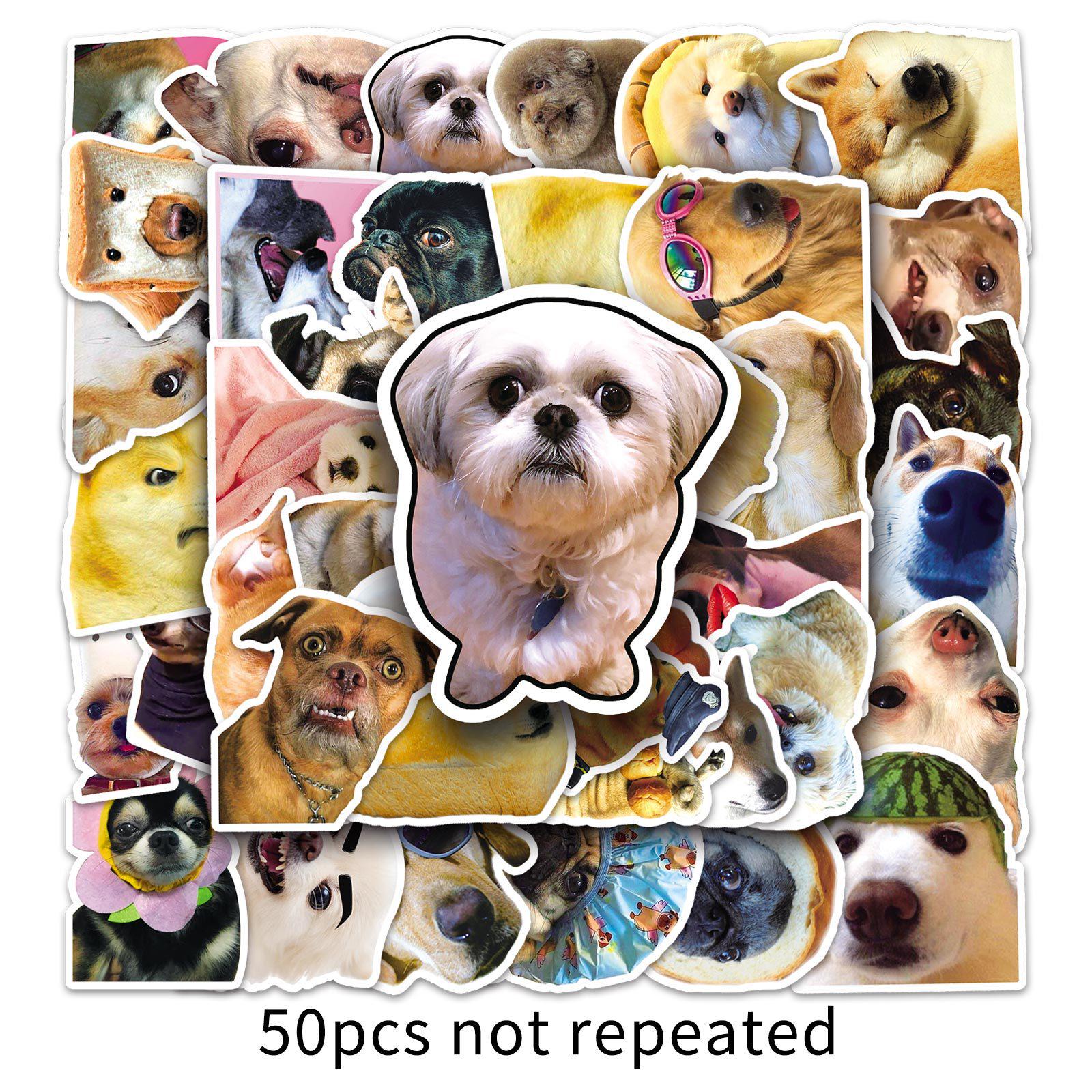 50 Cute Dog Emoticon Stickers - Waterproof for DIY Notebooks, Water Cups, and Planners
50 Cute Dog Emoticon Stickers - Waterproof for DIY Notebooks, Water Cups, and Planners