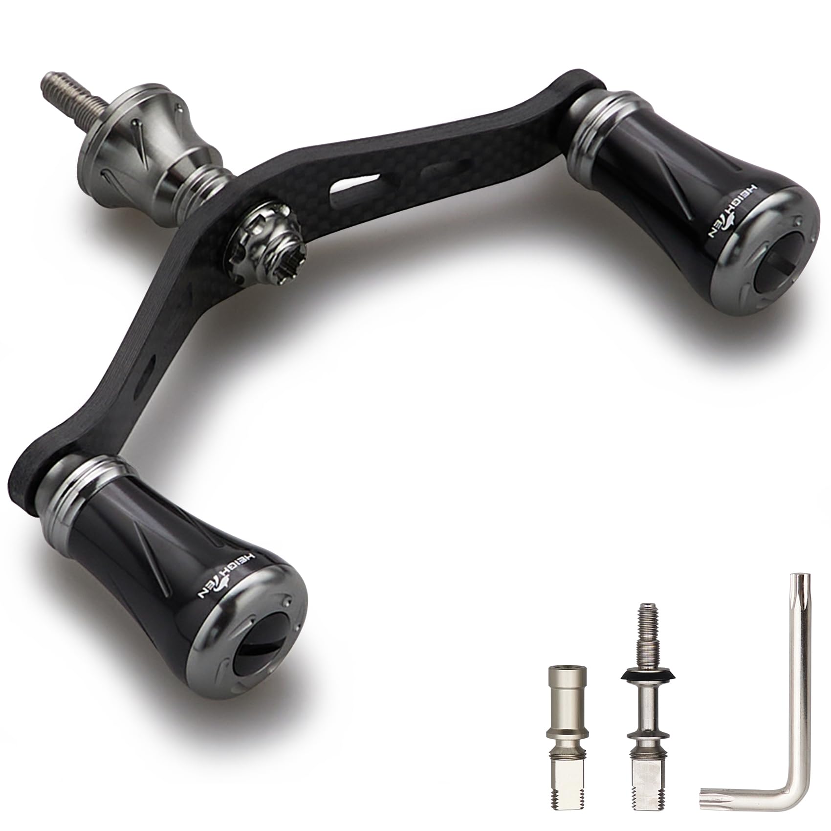 HEIGHTEN 90мм Рукоятка катушки Shimano Daiwa Универсальная Карбоновая ткань Карбоновая кривошипная рукоятка для спиннинговых катушек Шахматная серия Ручка Черная 1.5K (19мм - & Вороненая сталь)
HEIGHTEN 90мм Рукоятка катушки Shimano Daiwa Универсальная Карбоновая ткань Карбоновая кривошипная рукоятка для спиннинговых катушек Шахматная серия Ручка Черная 1.5K (19мм - & Вороненая сталь)