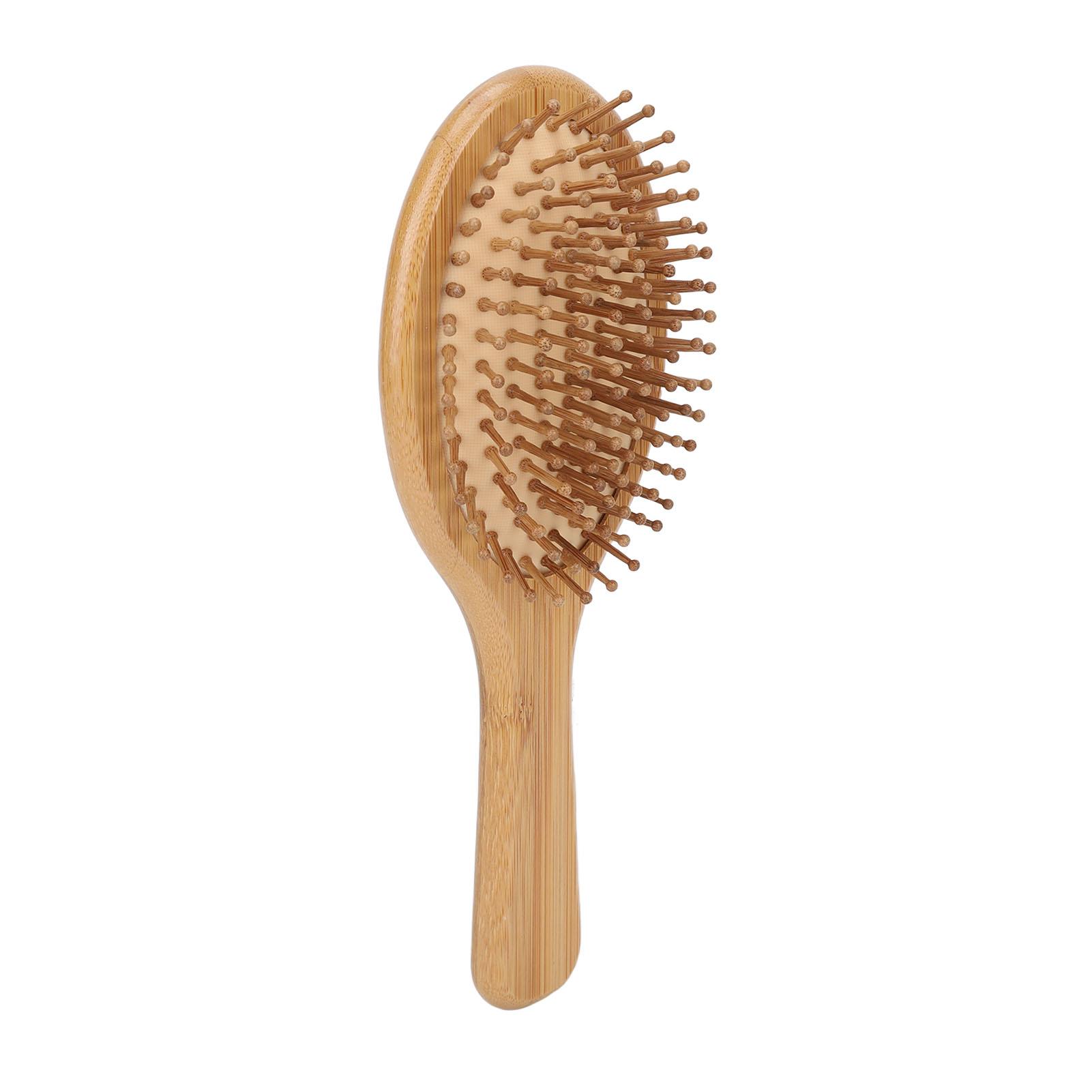 Hair Brush Bamboo Wooden Handle Wide Space Design Silicone ABS Material Portable Hair Paddle Brush for Home Round
Hair Brush Bamboo Wooden Handle Wide Space Design Silicone ABS Material Portable Hair Paddle Brush for Home Round