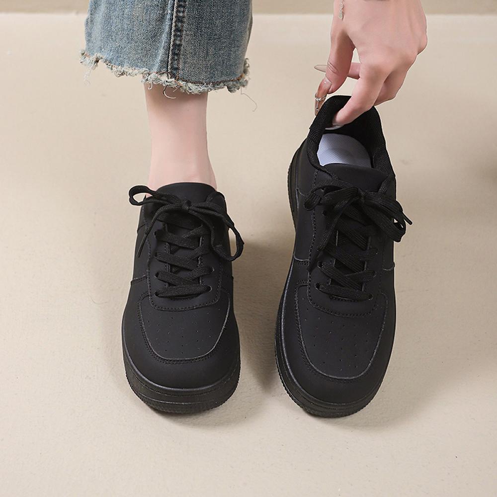 Tennis Sneakers Woman Spring Autumn Sports Board Shoes Fashion Comfort Colorful Casual Academy Style Little White Shoes Female 35 чорний
Tennis Sneakers Woman Spring Autumn Sports Board Shoes Fashion Comfort Colorful Casual Academy Style Little White Shoes Female 35 чорний