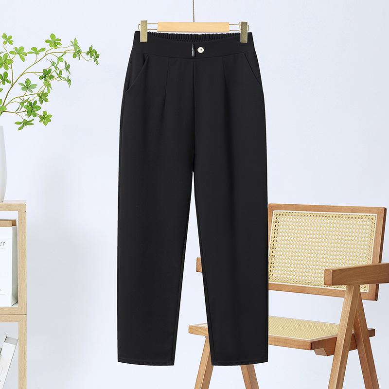 Spring & Autumn High-Waisted Straight-Leg Pants for Middle-aged Women - 2026 New Style Casual Wear 5XL (145-160 jin) чорний
Spring & Autumn High-Waisted Straight-Leg Pants for Middle-aged Women - 2026 New Style Casual Wear 5XL (145-160 jin) чорний