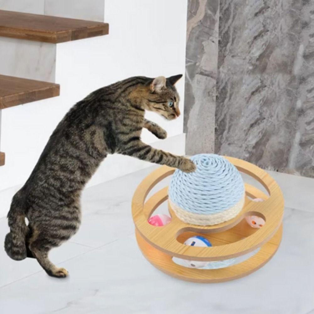 Space Asteroid Cat Planet Turntable Interactive Cat Scratching Ball Toy Self Happy синій
Space Asteroid Cat Planet Turntable Interactive Cat Scratching Ball Toy Self Happy синій