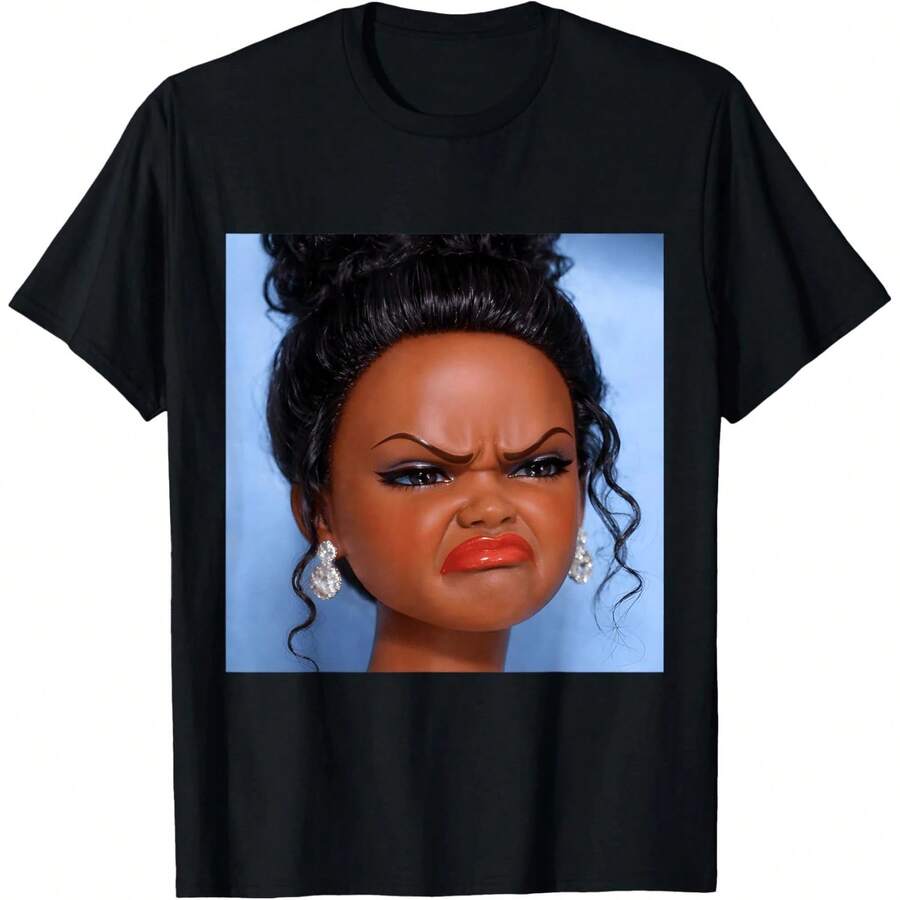 Black Doll Face Meme Graphic Tee Angry Disgusted Expression L
Black Doll Face Meme Graphic Tee Angry Disgusted Expression L