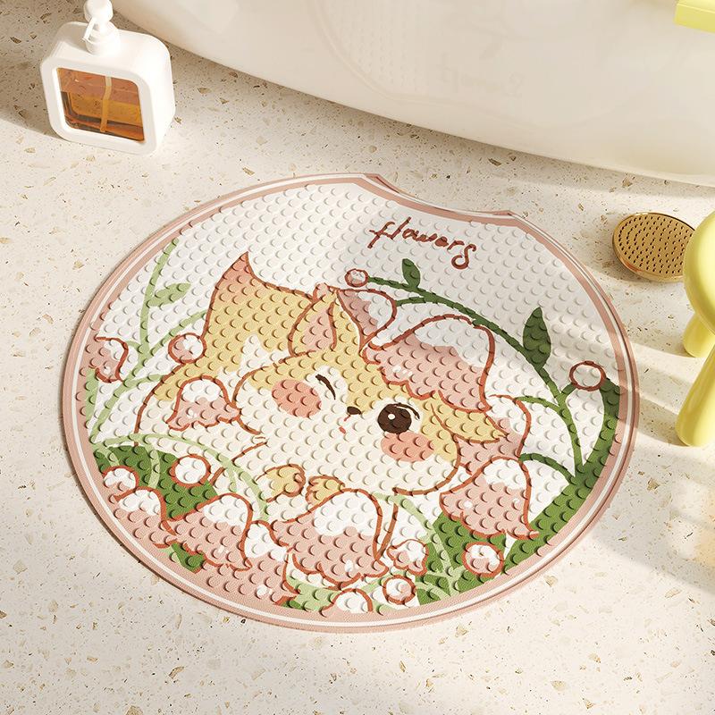 Special Non-Slip Pvc Floor Mat In The Bathroom, Round Bath, Shower Room, Anti-Drop Suction Cup Mat, Shower Room Massage Foot Mat round notch 55 * 55cm
Special Non-Slip Pvc Floor Mat In The Bathroom, Round Bath, Shower Room, Anti-Drop Suction Cup Mat, Shower Room Massage Foot Mat round notch 55 * 55cm