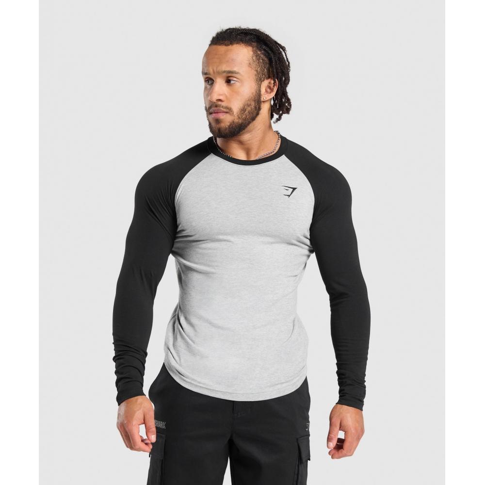 GYMSHARK Футболка с длинным рукавом реглан Светло-серый Core Marl Black A6A6P BCLN XS
GYMSHARK Футболка с длинным рукавом реглан Светло-серый Core Marl Black A6A6P BCLN XS