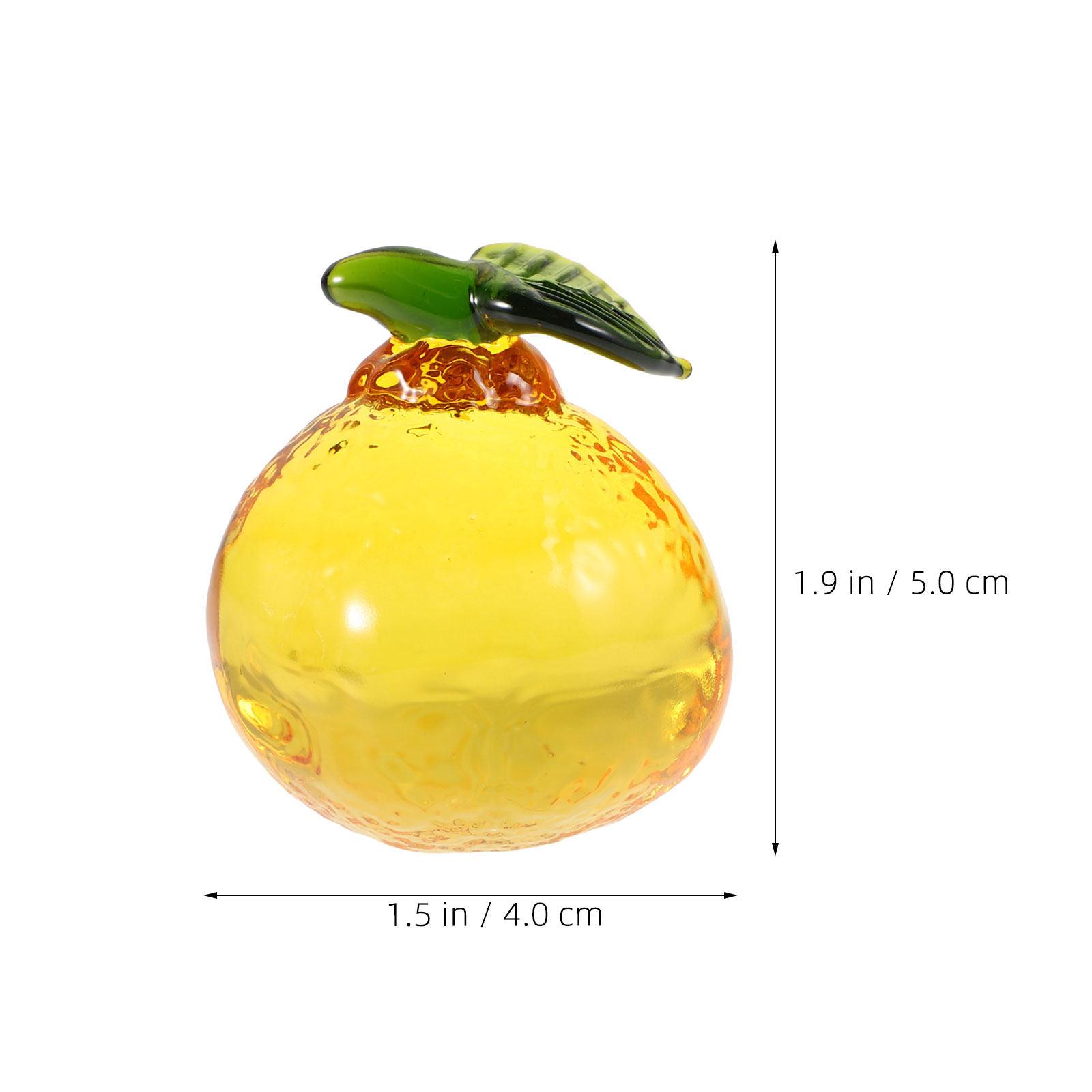 Decorative Desktop Statue Artificial Fruit Decoration Decorations for Home Ornaments Glass Figurine Kitchen Crystal 5X4X3.3CM жёлтый
Decorative Desktop Statue Artificial Fruit Decoration Decorations for Home Ornaments Glass Figurine Kitchen Crystal 5X4X3.3CM жёлтый