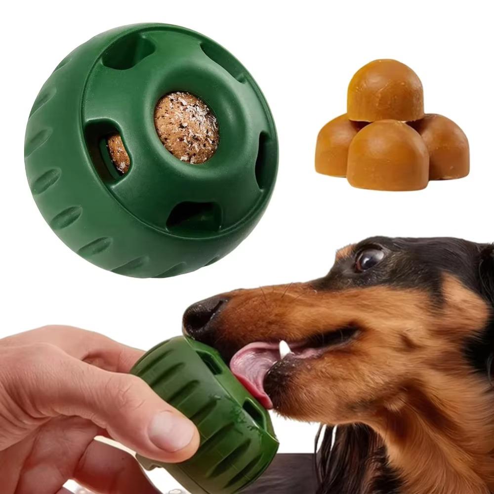 Wear-resistant Dog Chew Toy Refillable Dog Licking Ball Dog Food Dispenser Pupsicle
Wear-resistant Dog Chew Toy Refillable Dog Licking Ball Dog Food Dispenser Pupsicle