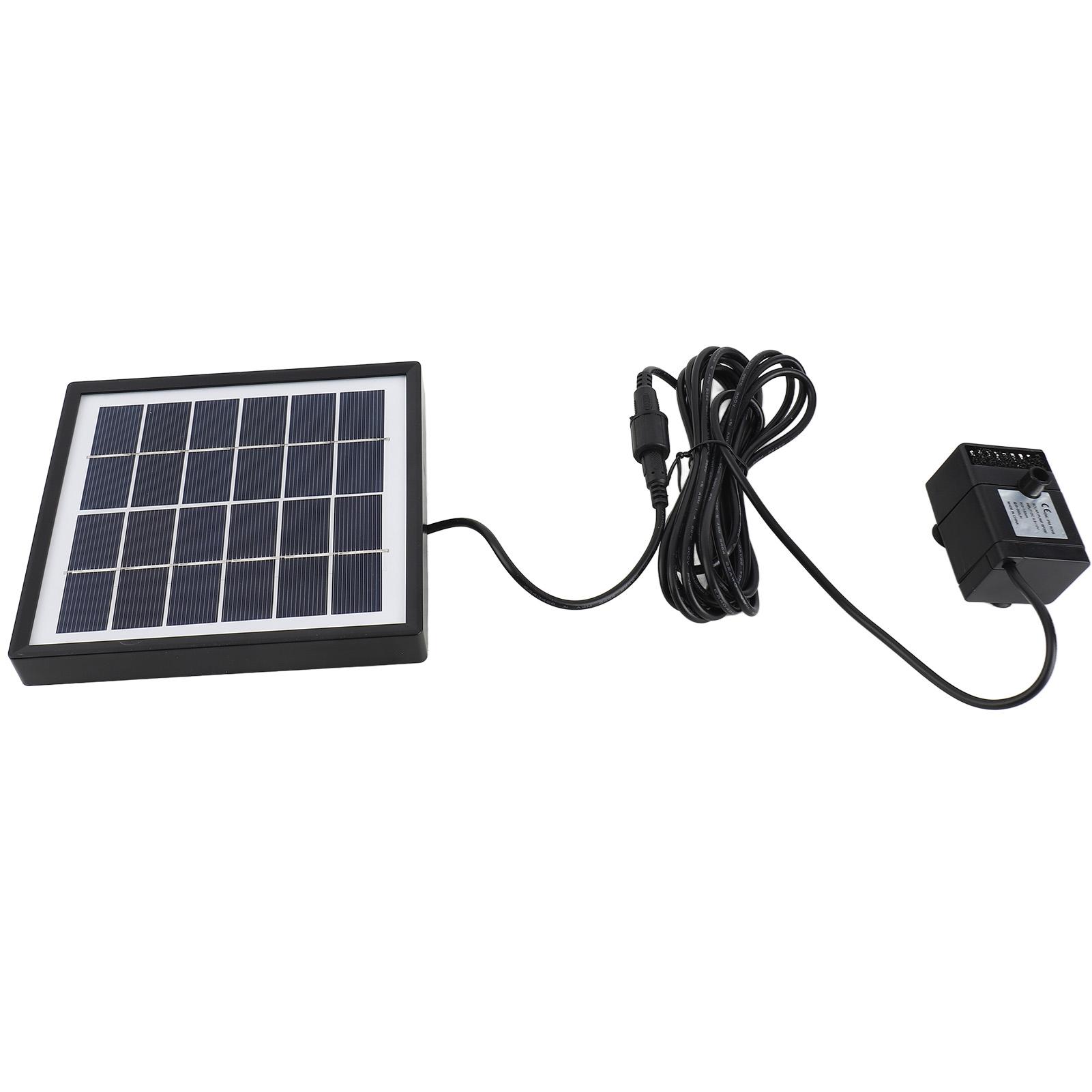 6V 1.5W Solar Water Pump 6 Modes 160L h 50cm Lifting Height with 8 Nozzles Solar Fountain Pump чорний
6V 1.5W Solar Water Pump 6 Modes 160L h 50cm Lifting Height with 8 Nozzles Solar Fountain Pump чорний