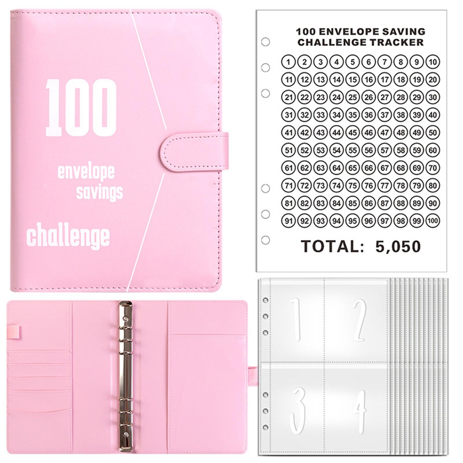 100-денний конкурс на заощадження грошей | Envelope Savings Challenge Journal для цілей збереження грошей One Size рожевий
100-денний конкурс на заощадження грошей | Envelope Savings Challenge Journal для цілей збереження грошей One Size рожевий