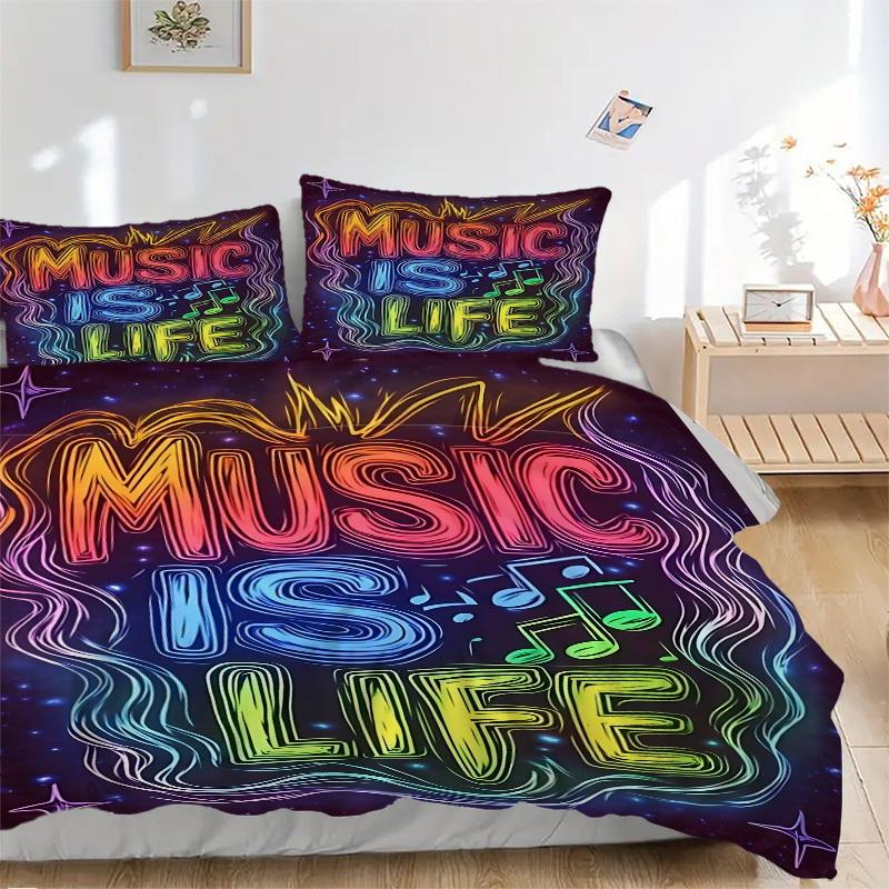 3pcs Music, Life Duvet Cover Set, Soft Comfortable Duvet Cover,Guest Room (1*Duvet Cover + 2*Pillowcase, Without Core) yy251104100 135x200cm
3pcs Music, Life Duvet Cover Set, Soft Comfortable Duvet Cover,Guest Room (1*Duvet Cover + 2*Pillowcase, Without Core) yy251104100 135x200cm