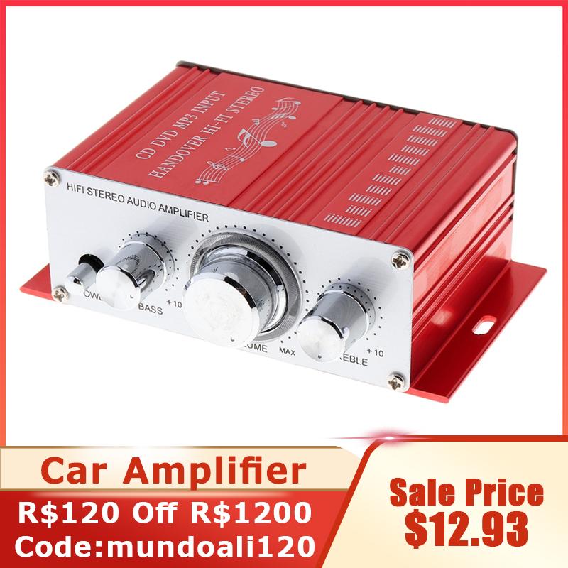 Стерео усилитель Hi-Fi 12V Мини Авто Автомобильный усилитель мощности Стерео Аудио Усилитель CD DVD MP3 Вход для мотоциклетной лодки Домой
Стерео усилитель Hi-Fi 12V Мини Авто Автомобильный усилитель мощности Стерео Аудио Усилитель CD DVD MP3 Вход для мотоциклетной лодки Домой