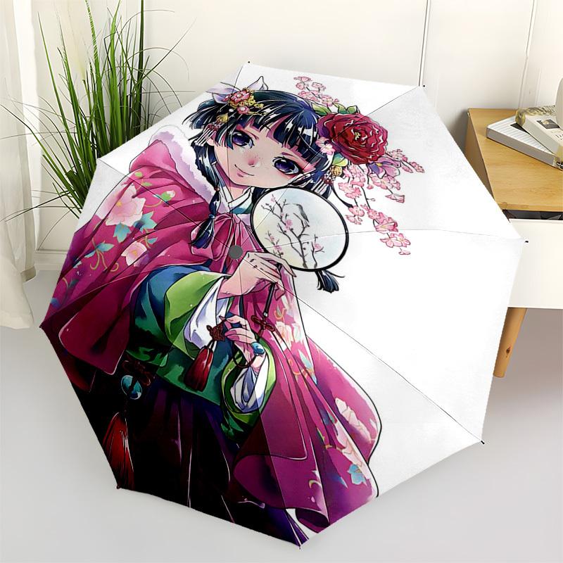 1pc Cherry Blossom Princess Outdoor Umbrella - Automatic Opening/Closing, Portable Tri-Fold Design with 8-Bone Iron Frame, Perfect Gift for Fans,
1pc Cherry Blossom Princess Outdoor Umbrella - Automatic Opening/Closing, Portable Tri-Fold Design with 8-Bone Iron Frame, Perfect Gift for Fans,