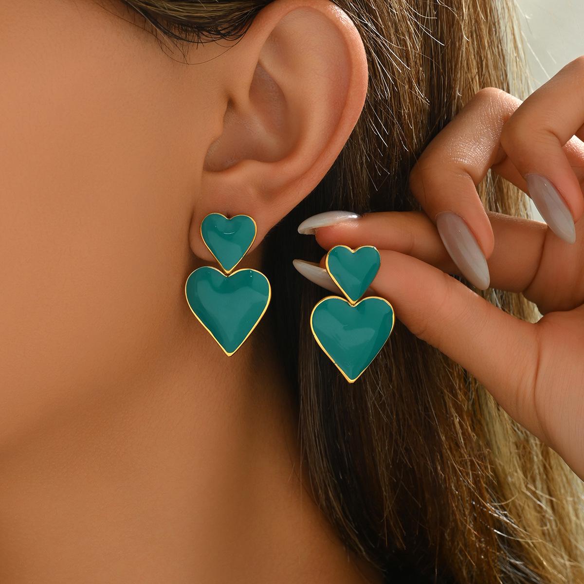 18k Electroplated Sweetheart Drop Earrings - Versatile European & American Style Women s Studs
18k Electroplated Sweetheart Drop Earrings - Versatile European & American Style Women s Studs