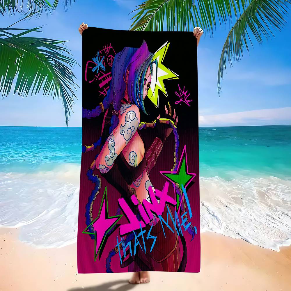 Cartoon Anime Game Arcane J-Jinx Main Art Bath Towel Microfiber Soft Water Absorbing Breathable For Kids Cartoon Beach Towel W30*H60(CM)
Cartoon Anime Game Arcane J-Jinx Main Art Bath Towel Microfiber Soft Water Absorbing Breathable For Kids Cartoon Beach Towel W30*H60(CM)
