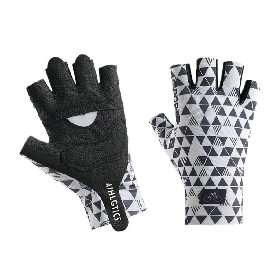 Geometric Print Half Finger Cycling Gloves, Anti-Slip Breathable Gloves for Outdoor Sports L білий
Geometric Print Half Finger Cycling Gloves, Anti-Slip Breathable Gloves for Outdoor Sports L білий