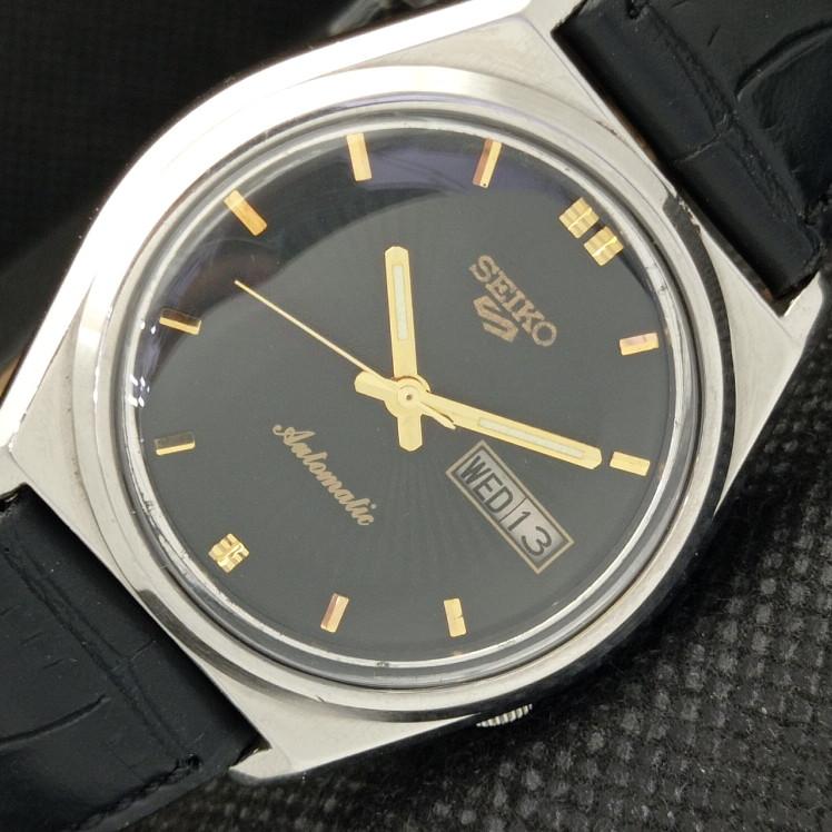 USED VINTAGE SEIKO 5 AUTOMATIC 7009A JAPAN MENS D/D BLACK WATCH 608i-a316839-2 SKU608i-a316839
USED VINTAGE SEIKO 5 AUTOMATIC 7009A JAPAN MENS D/D BLACK WATCH 608i-a316839-2 SKU608i-a316839
