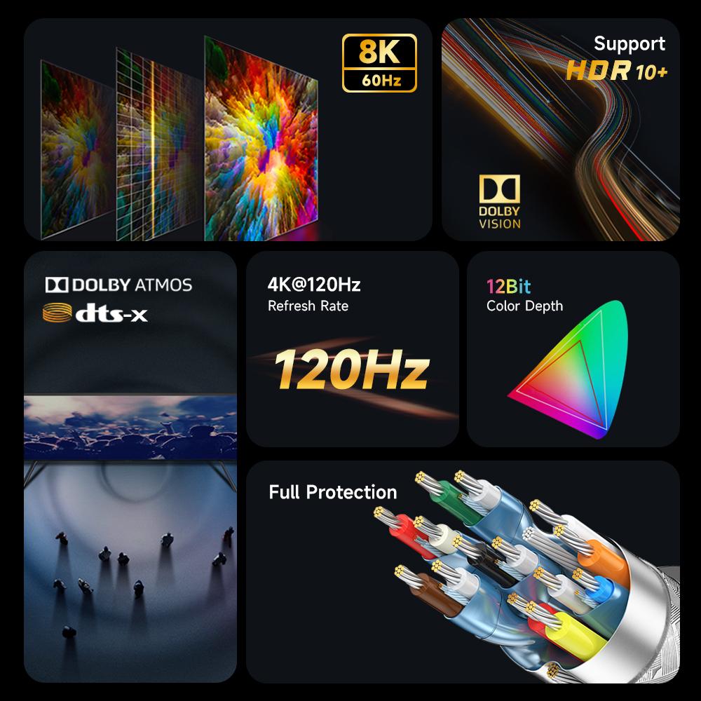 Кабель-адаптер Micro HDMI - HDMI 2.1 3D 8k 1080P High Speed для GoPro Hero 7 6 5 Sony A6000 Nikon Canon Camera 0.25m
Кабель-адаптер Micro HDMI - HDMI 2.1 3D 8k 1080P High Speed для GoPro Hero 7 6 5 Sony A6000 Nikon Canon Camera 0.25m