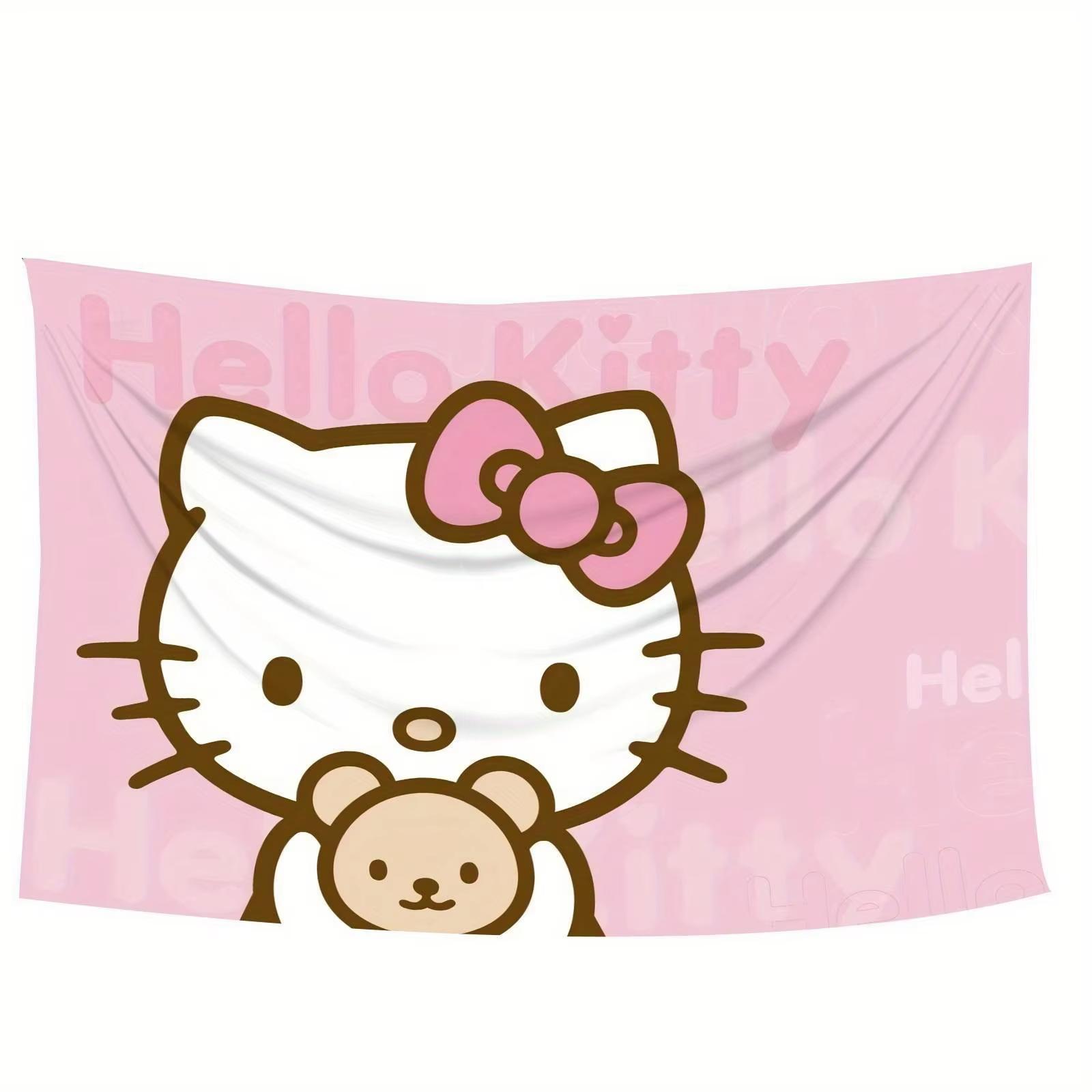 Sanrio Hello Kitty Cartoon Tapestry Cute Anime Girl Printed Wall Decor Dreamy Background Cute Cartoon Style Home Decor 74x94cm(29x37in)
Sanrio Hello Kitty Cartoon Tapestry Cute Anime Girl Printed Wall Decor Dreamy Background Cute Cartoon Style Home Decor 74x94cm(29x37in)
