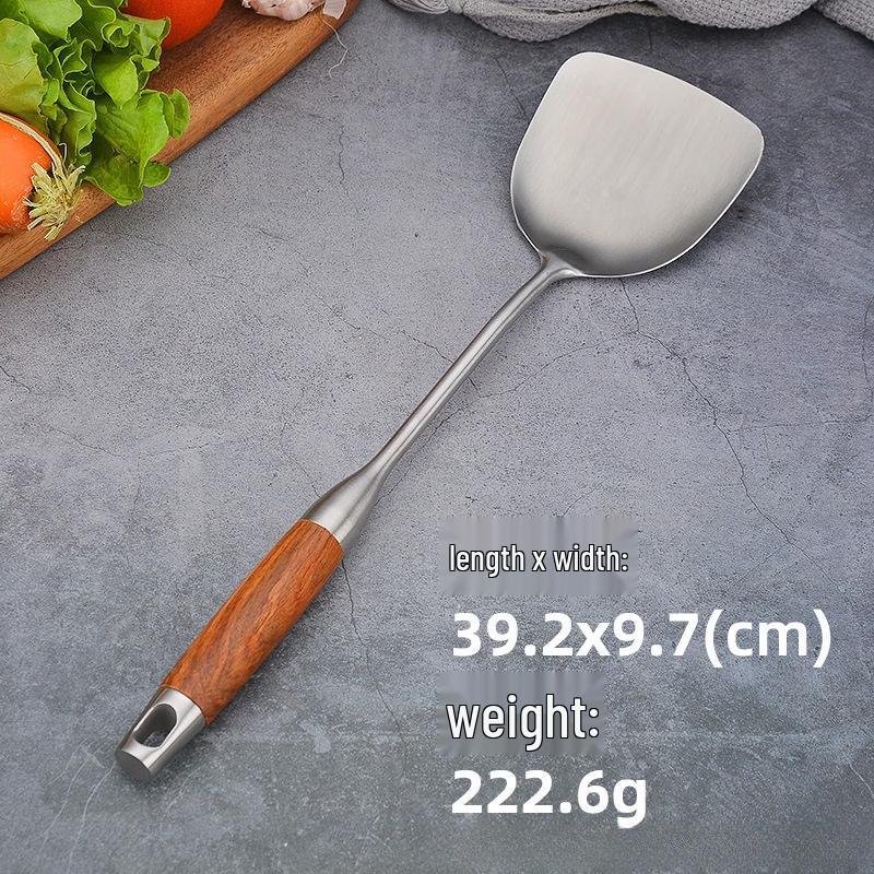 Zhi Shi 316 Stainless Steel Spatula with Pear Wood Handle
Zhi Shi 316 Stainless Steel Spatula with Pear Wood Handle