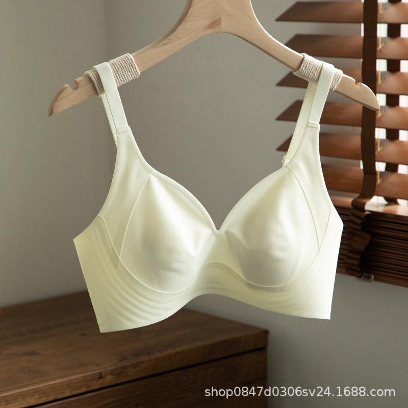 Cream Seamless Wireless Bra Adjustable Straps Comfortable Everyday Lingerie S білий
Cream Seamless Wireless Bra Adjustable Straps Comfortable Everyday Lingerie S білий