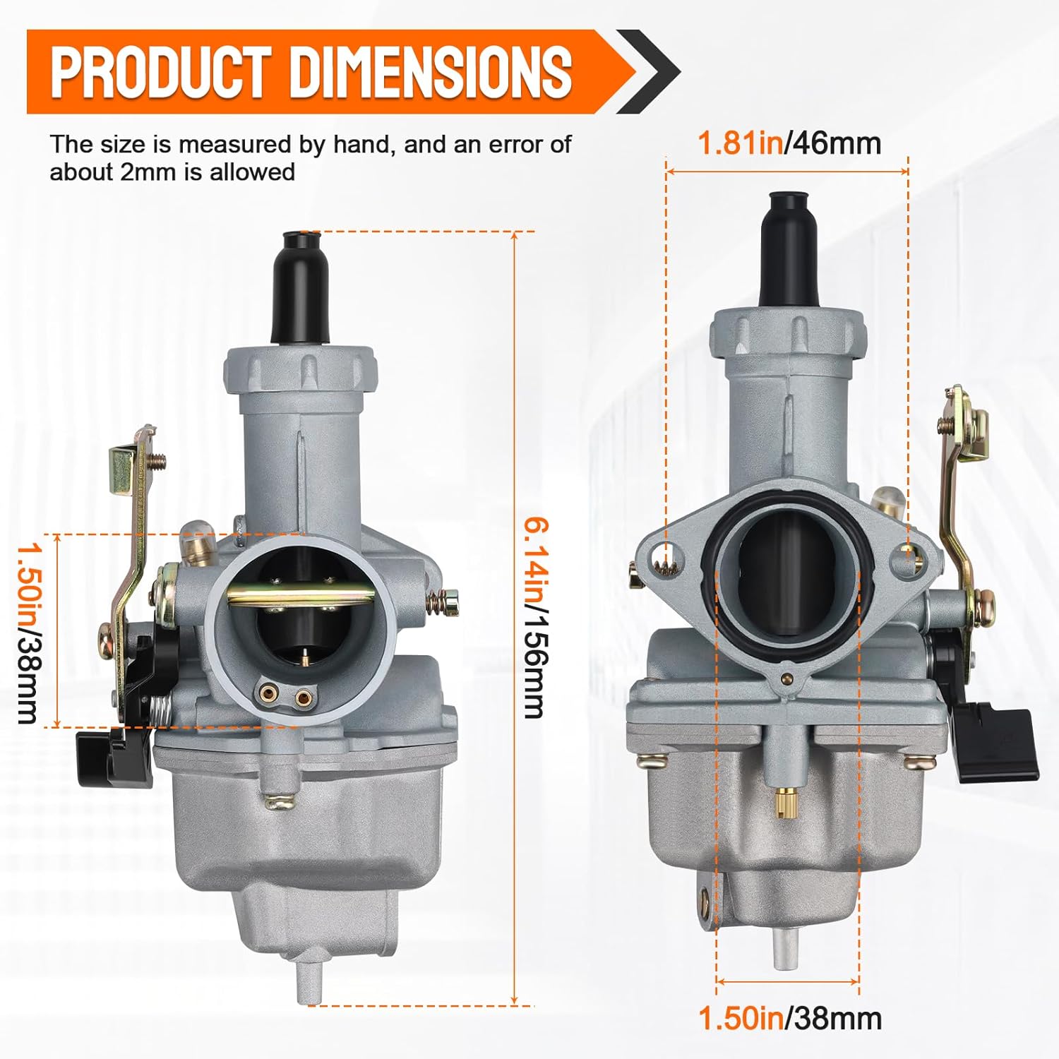 PZ27 Carburetor Replacement for TaoTao 200cc 125cc 150cc 250cc 4-stroke ATV Go Kart Dirt Bike Taotao Sunl Buyang Coolsport Lifan Kazuma Zongshen
PZ27 Carburetor Replacement for TaoTao 200cc 125cc 150cc 250cc 4-stroke ATV Go Kart Dirt Bike Taotao Sunl Buyang Coolsport Lifan Kazuma Zongshen