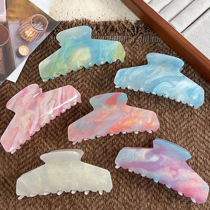 1pc Funny Hair Claw Clips Ultraviolet Color Changing Large Colorful Acrylic Shark Clip Sweet Elegant Women Hair Accessories Gift
1pc Funny Hair Claw Clips Ultraviolet Color Changing Large Colorful Acrylic Shark Clip Sweet Elegant Women Hair Accessories Gift
