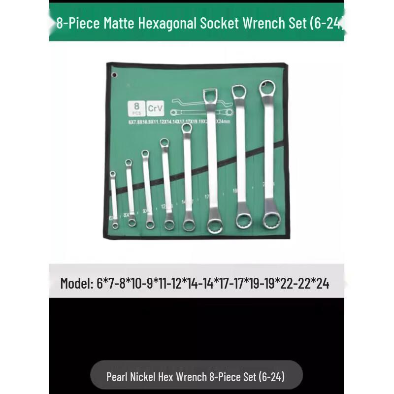 Jundingying 8-Piece Combination Wrench Set
Jundingying 8-Piece Combination Wrench Set