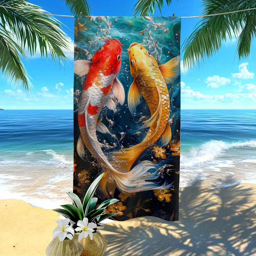 Fish Themed Extremely Soft Quick Dry Towel, Contemporary for Beach Pool Bath Yoga W40*H60(CM)
Fish Themed Extremely Soft Quick Dry Towel, Contemporary for Beach Pool Bath Yoga W40*H60(CM)