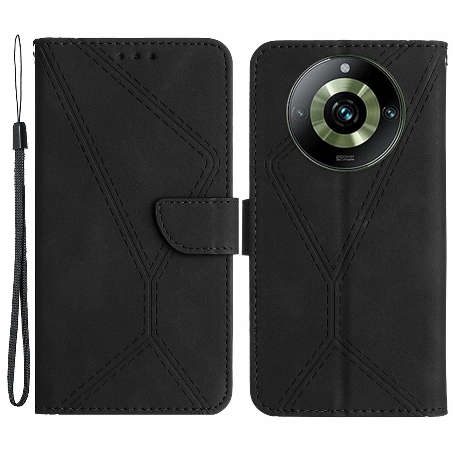 HT05 Для Realme 11 Pro+ 5G/11 Pro 5G Чохол-книжка Шкіряний На дотик як шкіра Тиснена лінія Чохол-підставка для телефону Гаманець Black
HT05 Для Realme 11 Pro+ 5G/11 Pro 5G Чохол-книжка Шкіряний На дотик як шкіра Тиснена лінія Чохол-підставка для телефону Гаманець Black