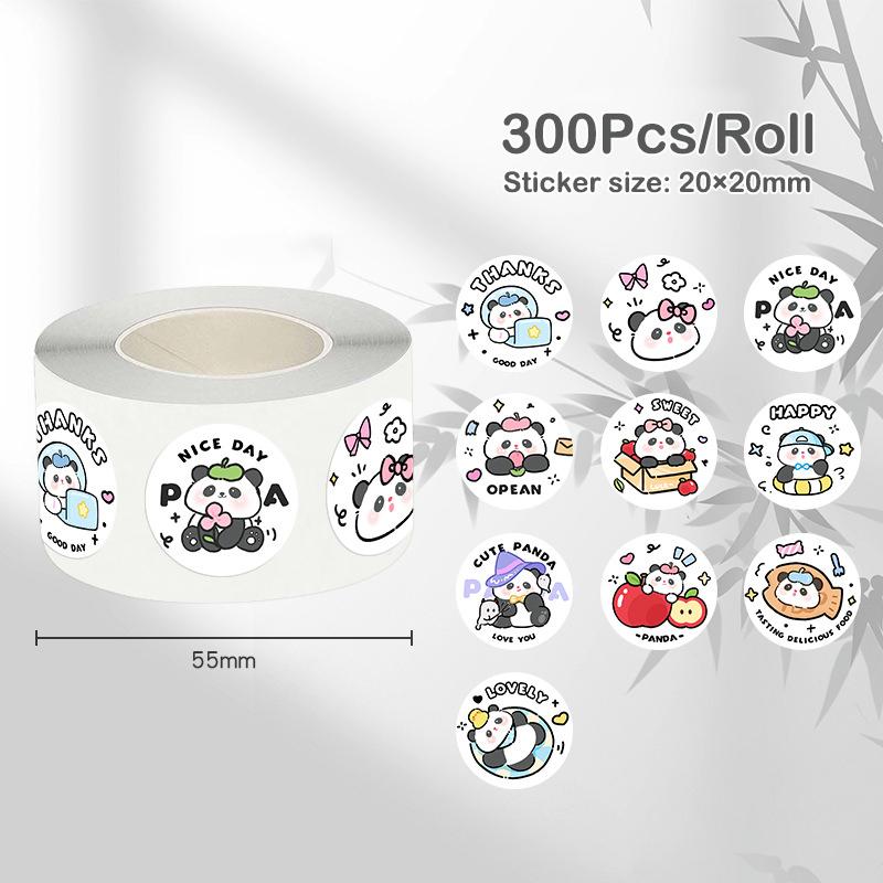 300 шт. креативные мультяшные круглые наклейки в китайском стиле с изображением панды, самоклеящиеся милые детские наклейки, украшение для упаковки
300 шт. креативные мультяшные круглые наклейки в китайском стиле с изображением панды, самоклеящиеся милые детские наклейки, украшение для упаковки