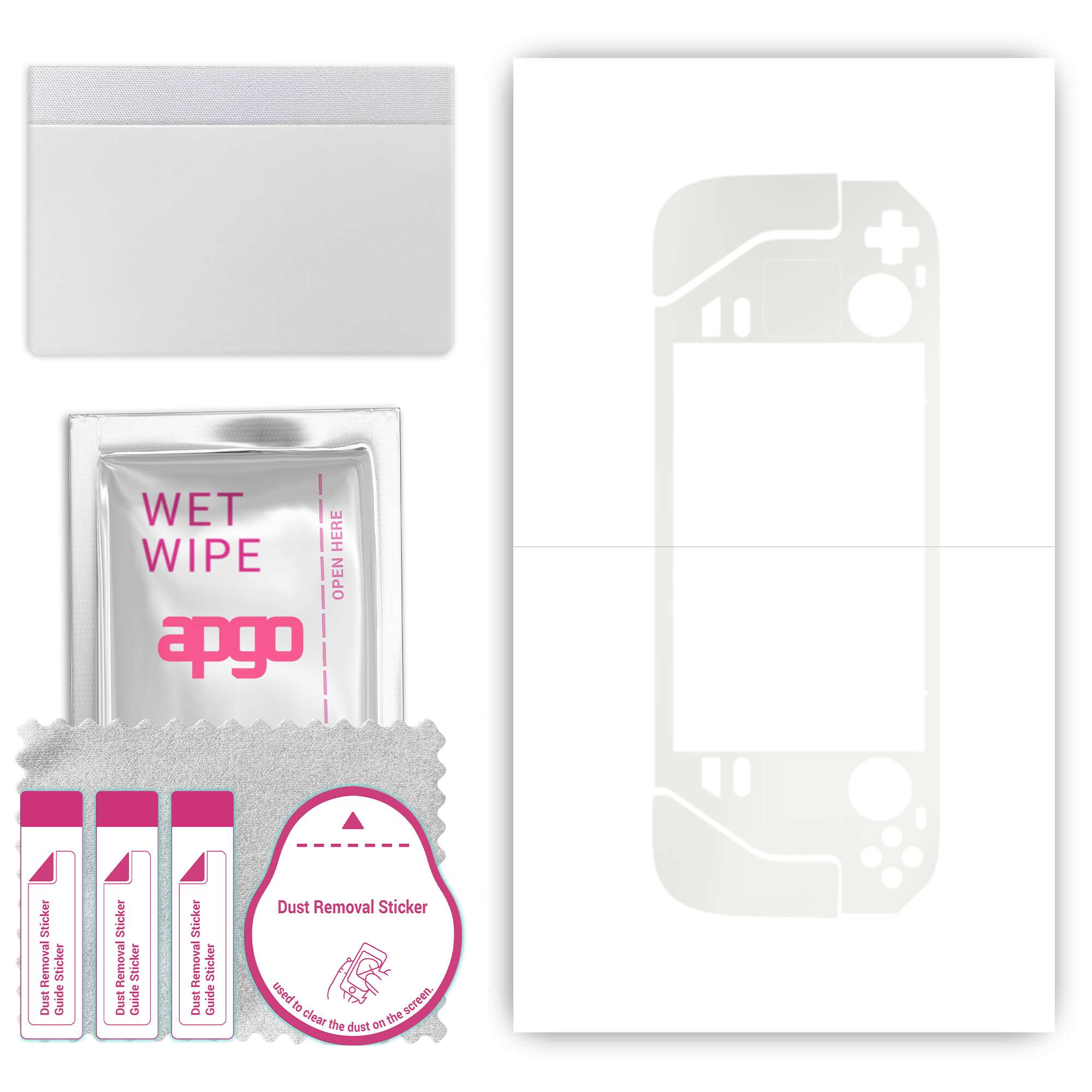 apgo MATTE Protective Skin Sticker for the back compatible with Steam Deck, Wrap Film, Hydrogel Film, Flexible, Soft TPU with positioning layer easy i
apgo MATTE Protective Skin Sticker for the back compatible with Steam Deck, Wrap Film, Hydrogel Film, Flexible, Soft TPU with positioning layer easy i