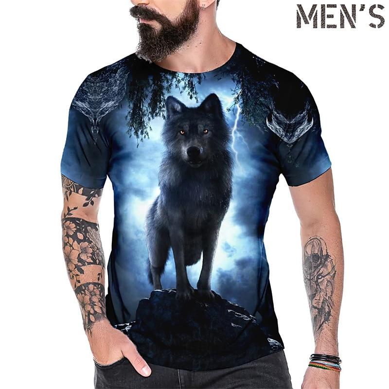 Men s Graphic Wolf T Shirt Tee Short Sleeve T shirt 3D Print Crew Neck Shirt Vintage Fashion Designer Outdoor Casual Daily Blue XL
Men s Graphic Wolf T Shirt Tee Short Sleeve T shirt 3D Print Crew Neck Shirt Vintage Fashion Designer Outdoor Casual Daily Blue XL