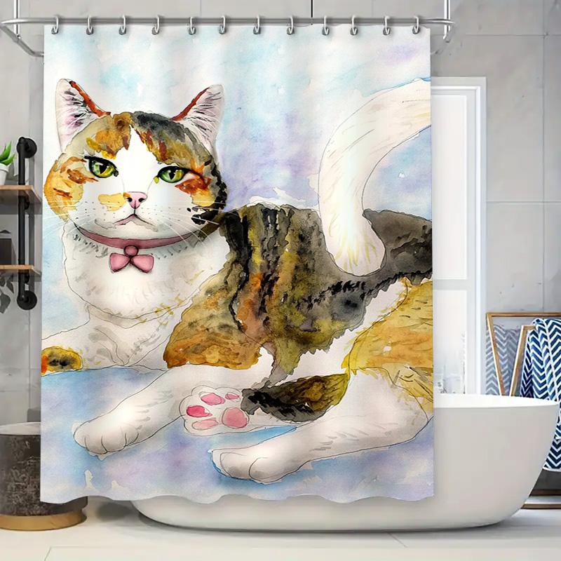 Luxury Waterproof Shower Curtains Decorative Printed Leaves Design Purple Pink Bath Room Decoration Customizable Size Options Av W60H190(CM)-1 Pcs
Luxury Waterproof Shower Curtains Decorative Printed Leaves Design Purple Pink Bath Room Decoration Customizable Size Options Av W60H190(CM)-1 Pcs