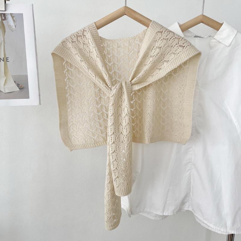 Летняя тонкая шаль с ажурным узором, высококачественная верхняя маленькая шаль, накидка на плечи для помещения с кондиционером, шерстяной вязаный маленький жилет 96cm абрикосовый
Летняя тонкая шаль с ажурным узором, высококачественная верхняя маленькая шаль, накидка на плечи для помещения с кондиционером, шерстяной вязаный маленький жилет 96cm абрикосовый