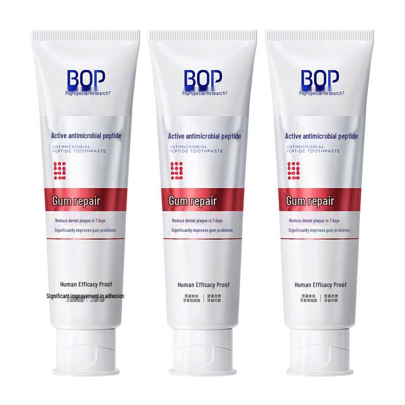 BOP Active Antibacterial Peptide Gum Repair Toothpaste
BOP Active Antibacterial Peptide Gum Repair Toothpaste