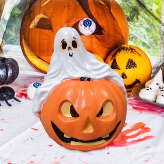 Halloween Pumpkin Ghost Figurine Resin Spooky Cartoon Ghost Statue Sculpture Home Office Desktop Bookshelf Holiday Party Decoration Ornament Women
Halloween Pumpkin Ghost Figurine Resin Spooky Cartoon Ghost Statue Sculpture Home Office Desktop Bookshelf Holiday Party Decoration Ornament Women