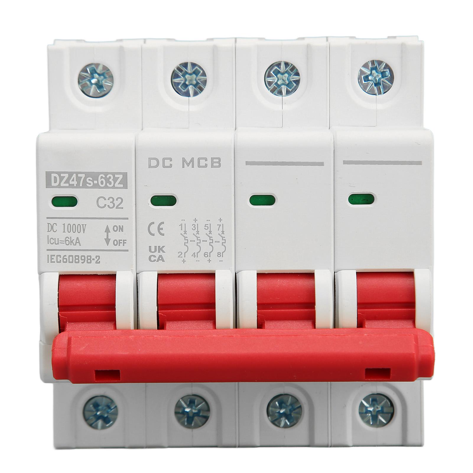 4P DC Miniature Circuit Breaker Electromagnetic System Fast Tripping High Safety PV Air Circuit
4P DC Miniature Circuit Breaker Electromagnetic System Fast Tripping High Safety PV Air Circuit