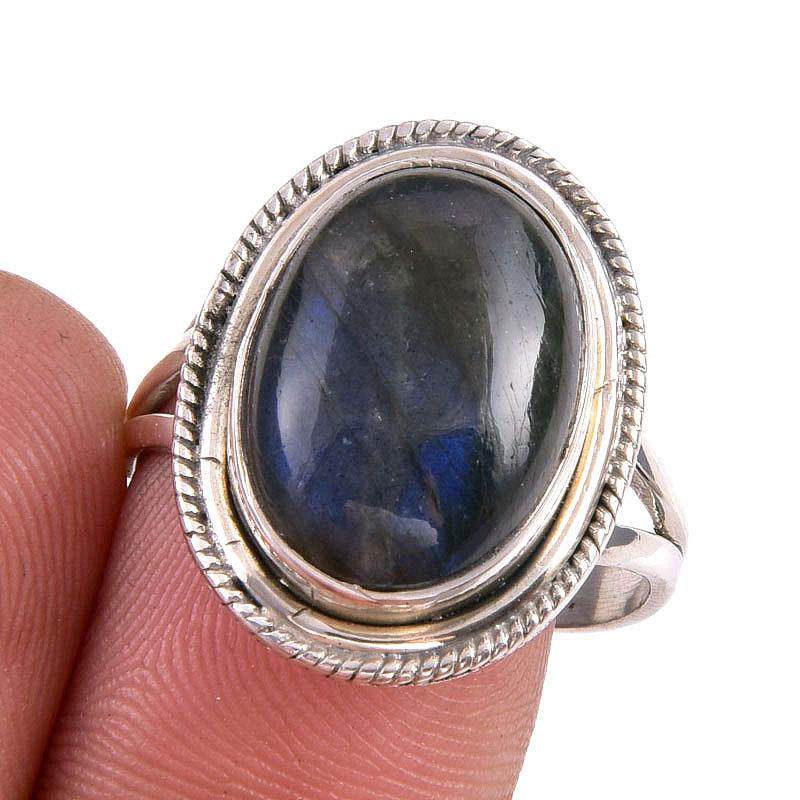 Natural Labradorite Gemstone 925 Solid Sterling Silver Jewelry Ring Size 9 P6w83
Natural Labradorite Gemstone 925 Solid Sterling Silver Jewelry Ring Size 9 P6w83