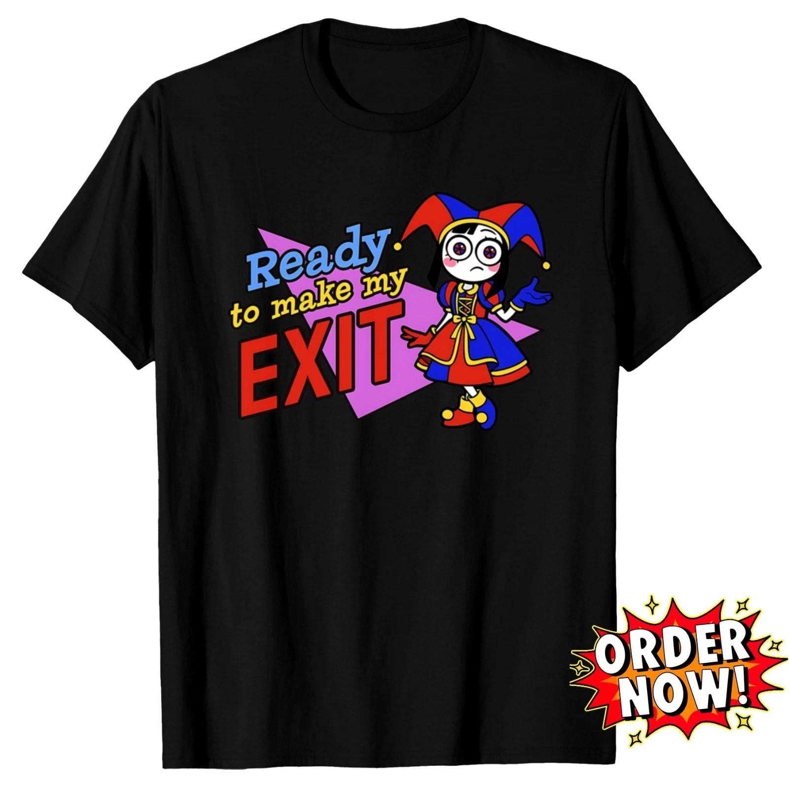 Удивительная футболка Digital Circus Pomni Tee – Ready to Make My Exit Print L
Удивительная футболка Digital Circus Pomni Tee – Ready to Make My Exit Print L
