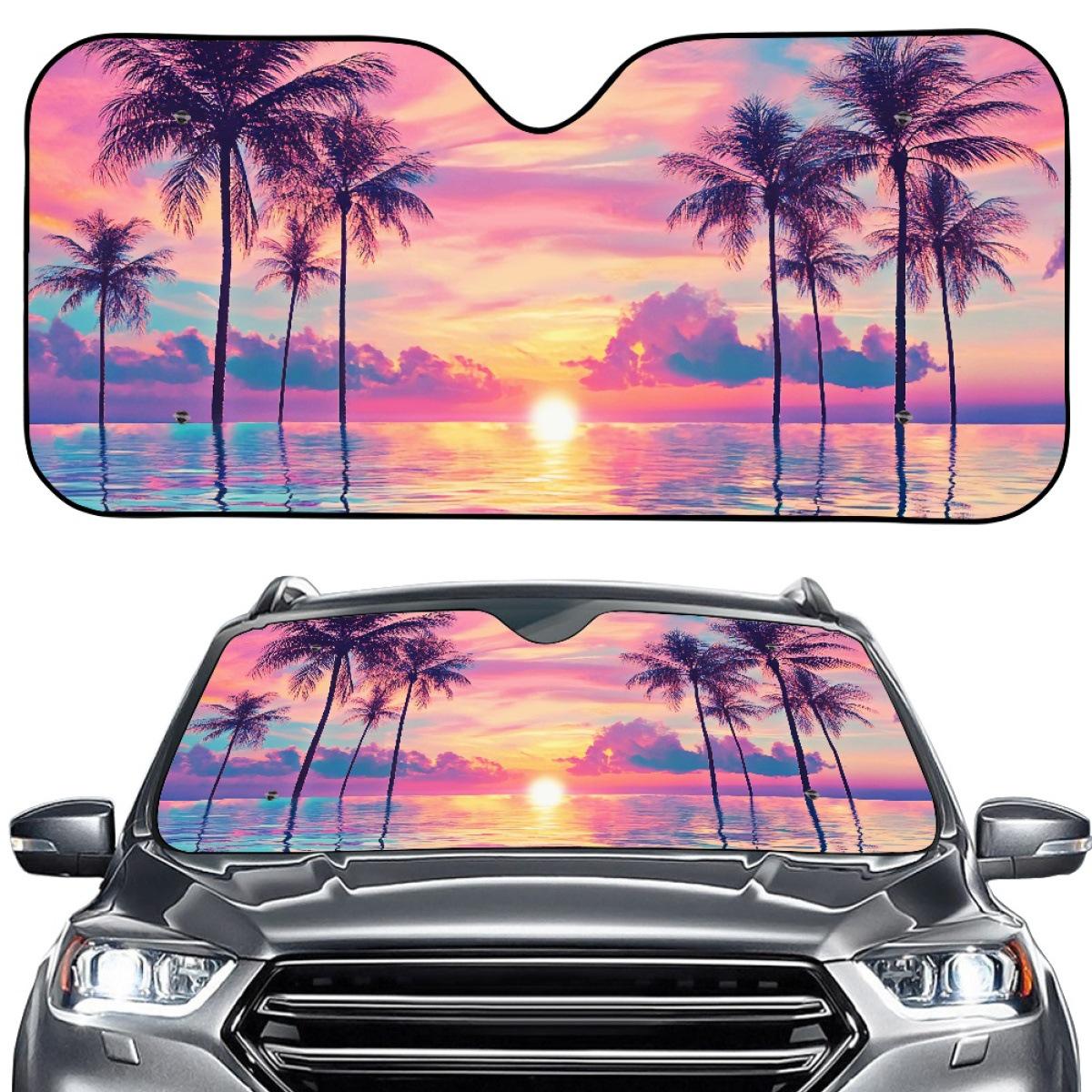 Foldable Summer Beach Coconut Aluminum Foil Windshield Sun Visor One Size
Foldable Summer Beach Coconut Aluminum Foil Windshield Sun Visor One Size