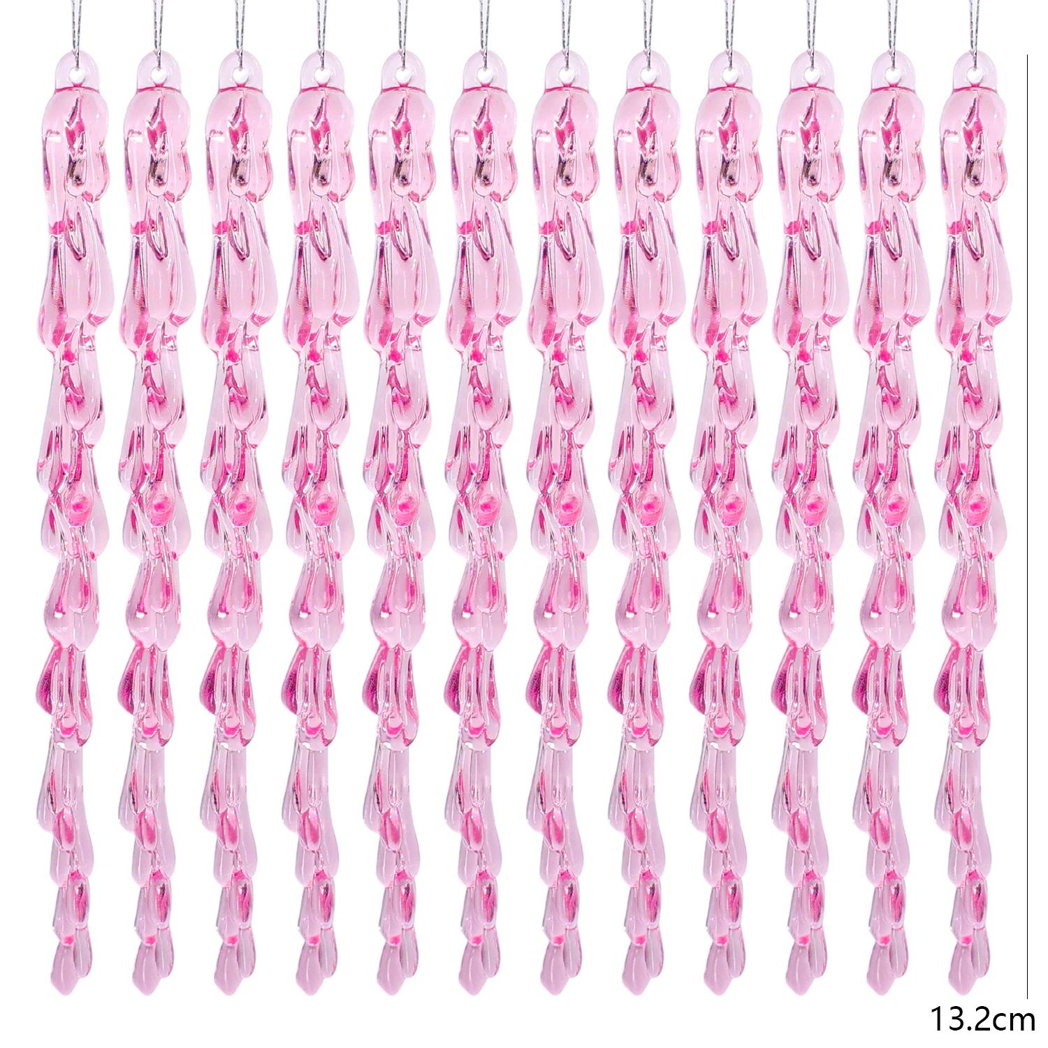 12/60x Acrylic Ice Icicle Christmas Hanging Crystal Drops Ornaments Xmas Tree Winter Party Home Decor Icicle Set Clear Blue Pink 12PCS розовый
12/60x Acrylic Ice Icicle Christmas Hanging Crystal Drops Ornaments Xmas Tree Winter Party Home Decor Icicle Set Clear Blue Pink 12PCS розовый